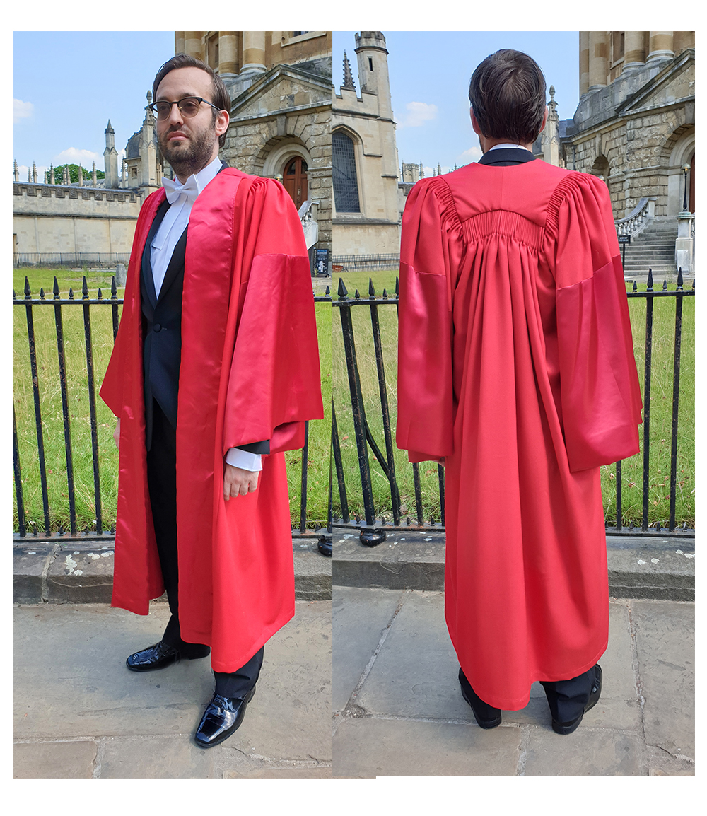 cambridge university phd gown
