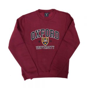 Oxford Uni Licensed Applique Crew Neck Sweatshirt | The Varsity Shop